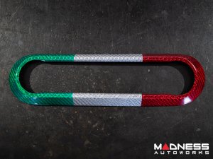 Alfa Romeo Giulia Air Conditioning Dash Bezel - Carbon Fiber - Italian Theme - Pre '20 - Feroce Carbon 
